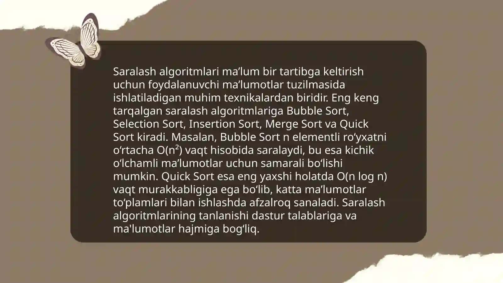 Saralash va izlashning samarali algoritmlari 3