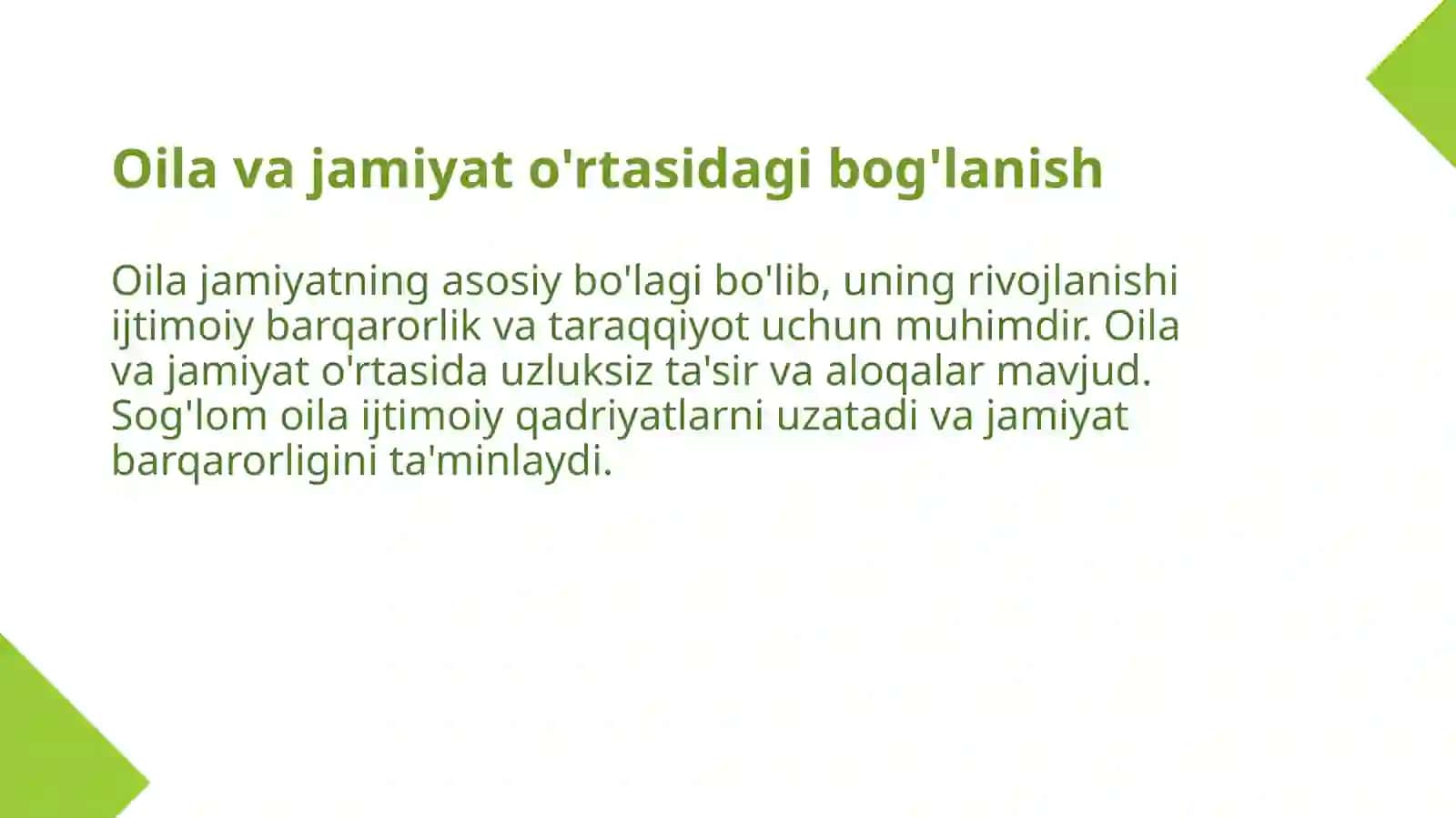 Sog'lom oila jamiyat taraqqiyotining hal qiluvchi omili 3
