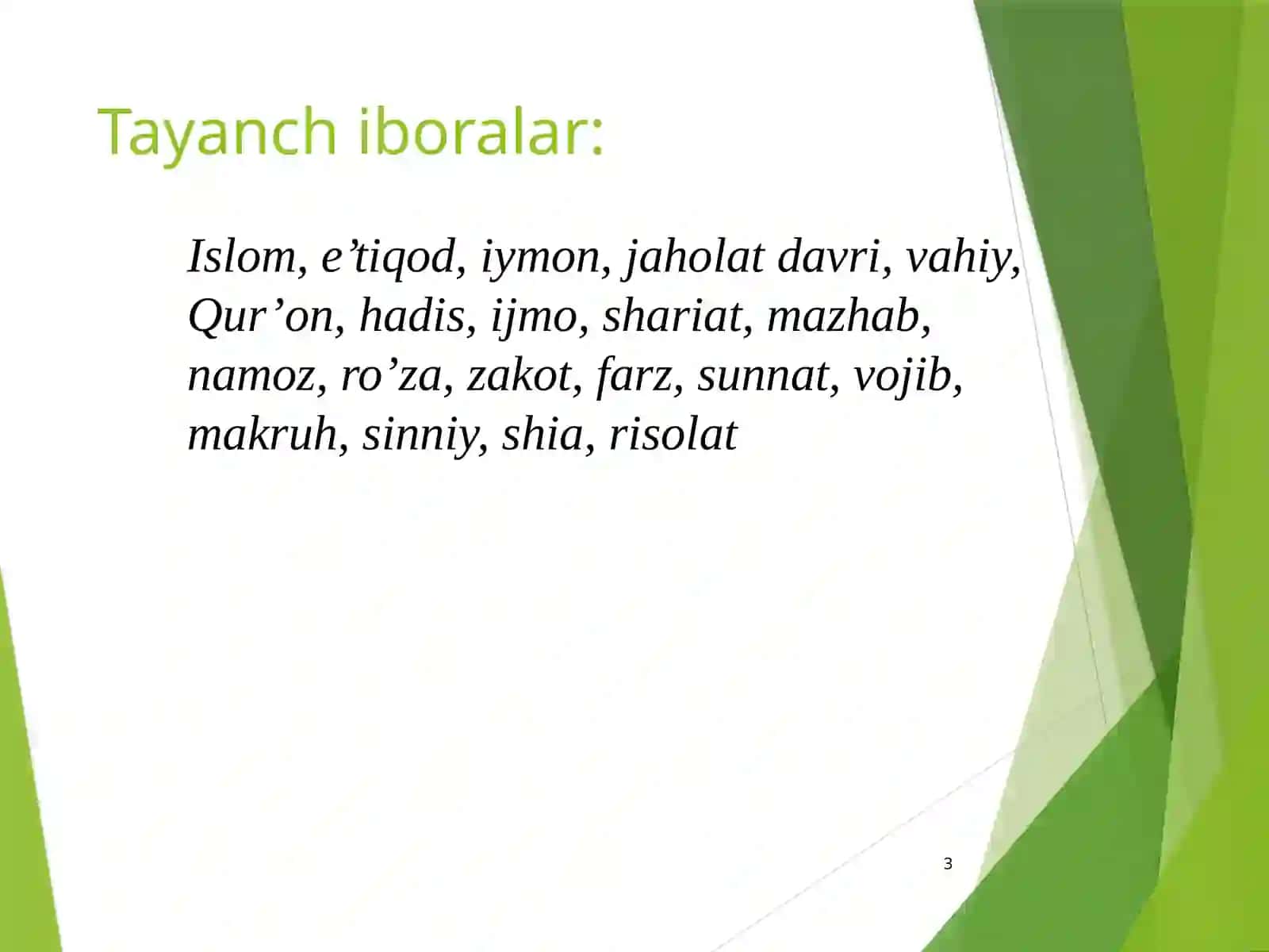 Islam dini aqidaviy nazoratlari 3