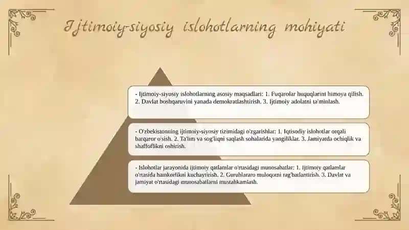 Ijtimoiy-siyosiy islohotlar 3