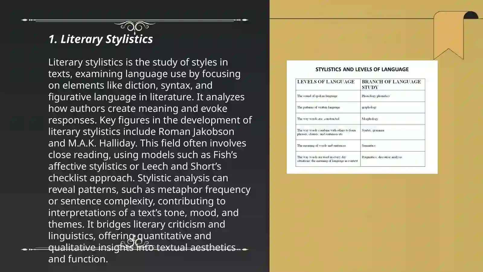 Literary Stylistics 3