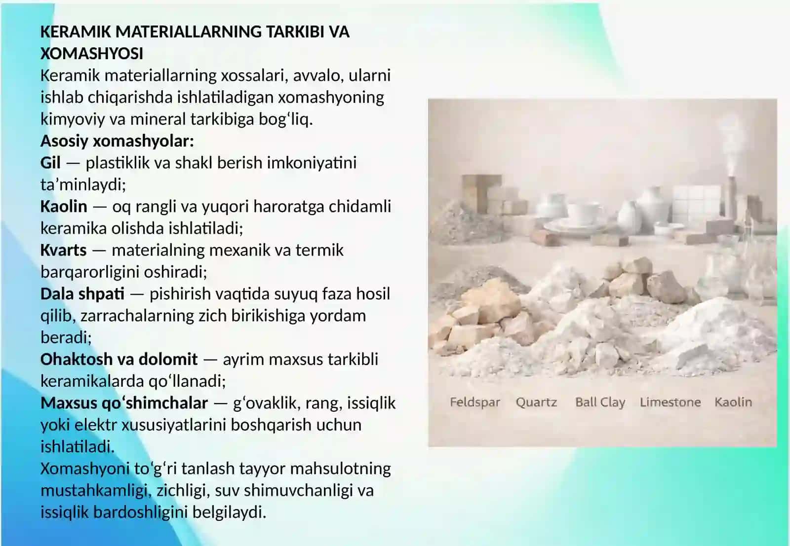 Keramik materiallar 3