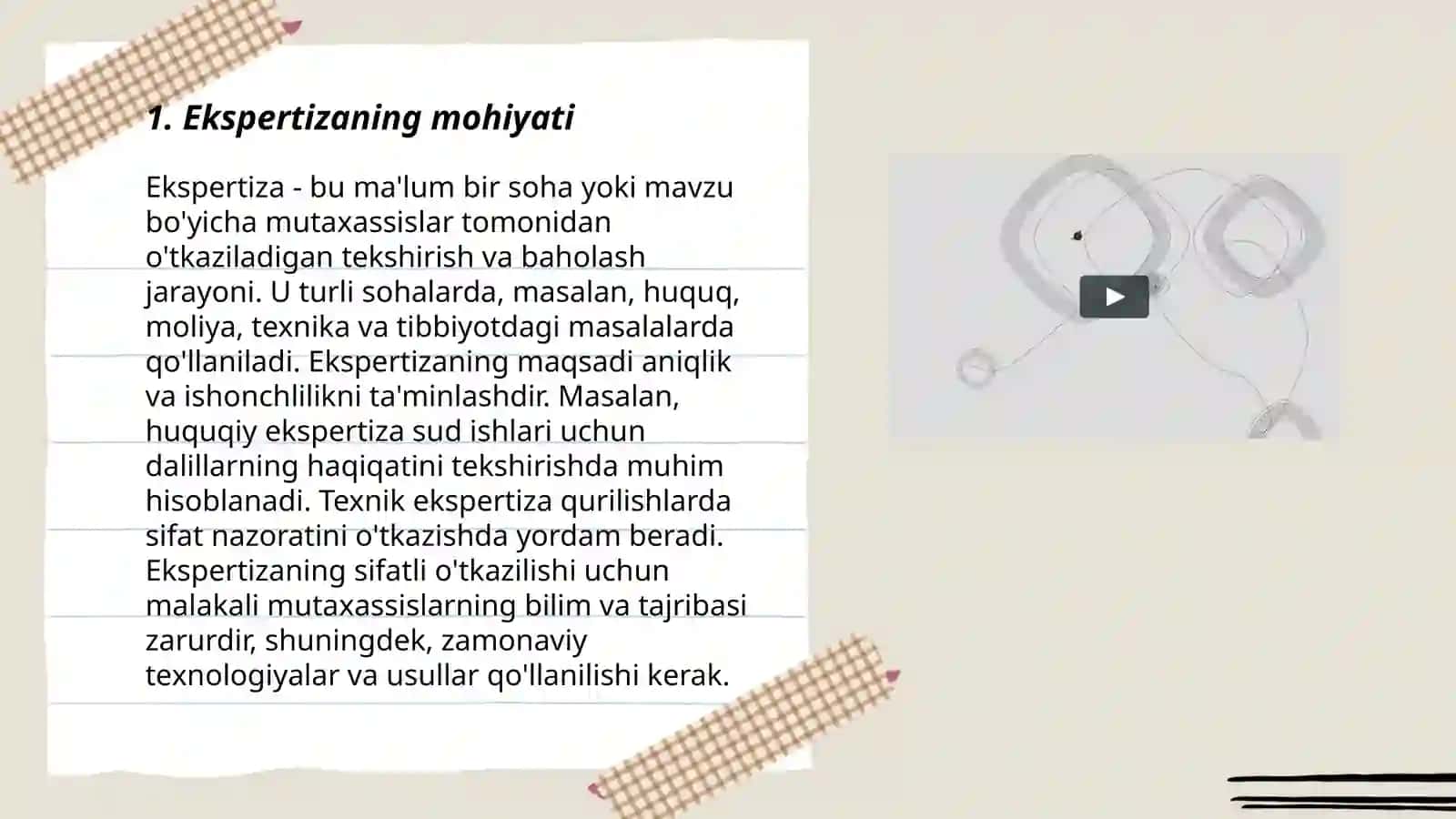 Ekspertiza nima 3