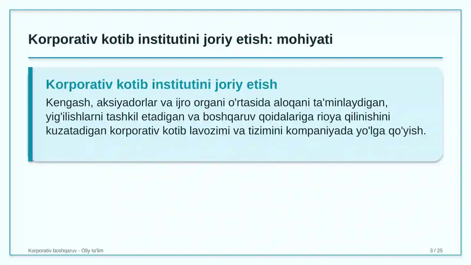 erkin iqtisodiy zonalarda korporativ kotib institutini joriy etish 1113 3
