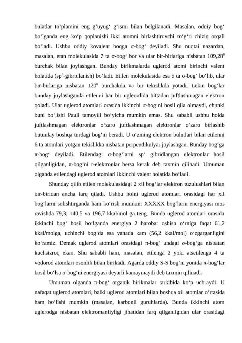 Monomerlarni umumiy tavsiflari 3