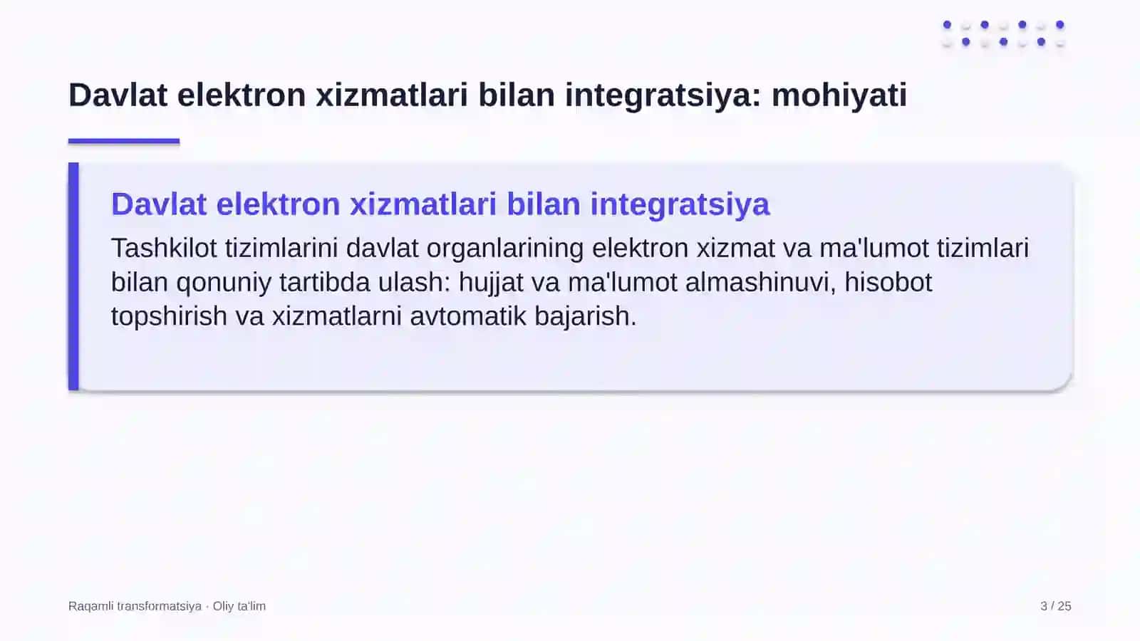 energetika nazorati inspeksiyalarida davlat elektron xizmatlari bilan integratsiyalashuv 9663 3