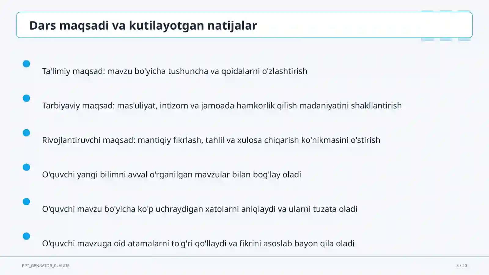 Aniq integral va yuzalarni hisoblash (11-sinf) 3
