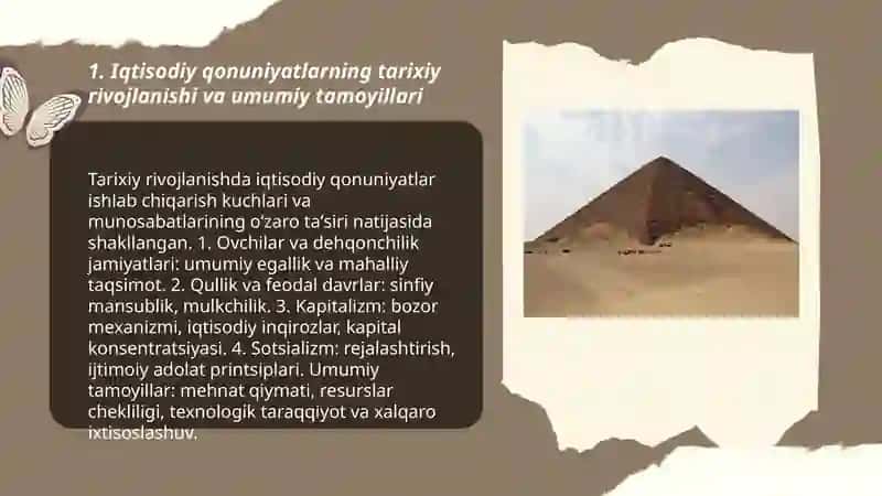Tarixdagi iqtisodiyot qonunlari 3