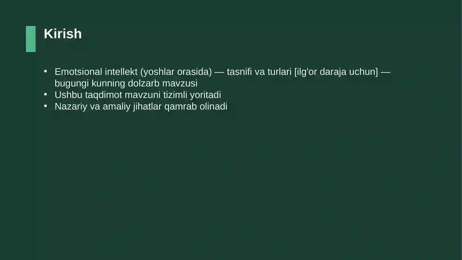 Emotsional intellekt (yoshlar orasida) — tasnifi va turlari [ilg'or daraja uchun] 3