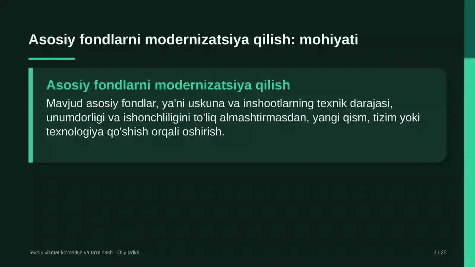 zargarlik do'konlarida asosiy fondlarni modernizatsiya qilish 6368 3