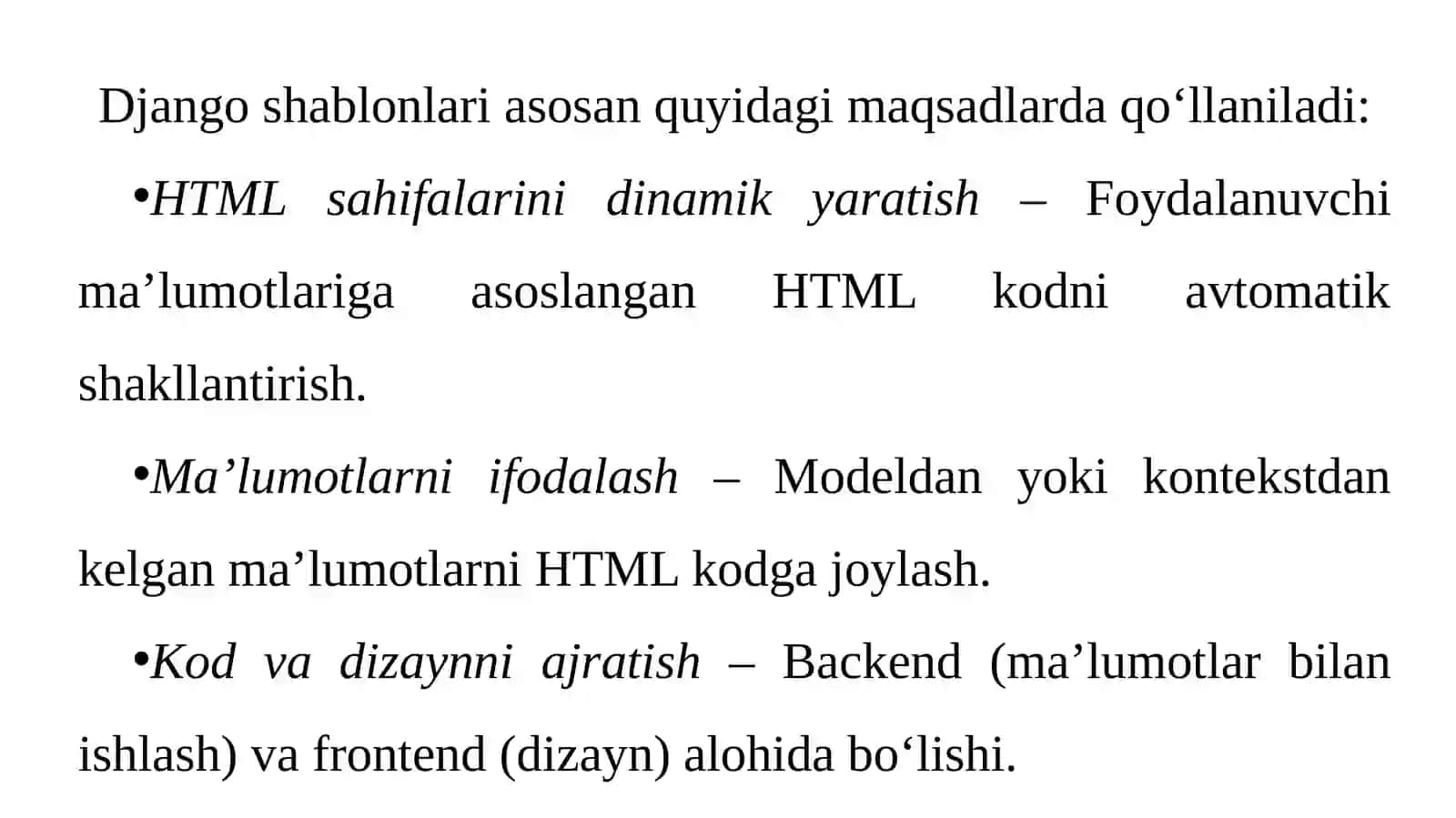Django framework da shablonlar 3