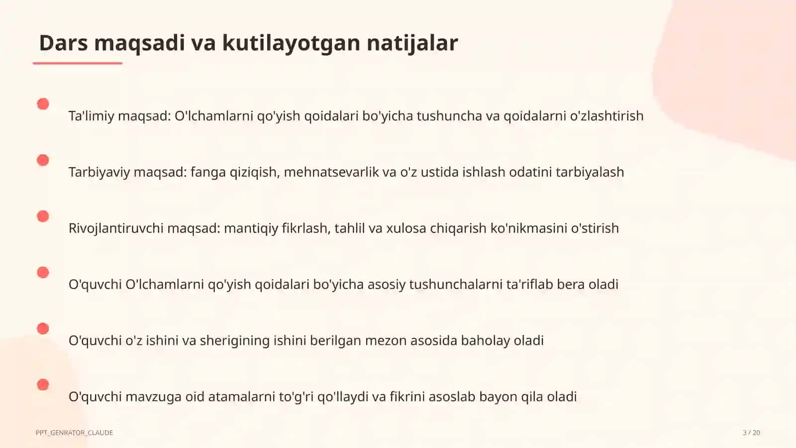 O'lchamlarni qo'yish qoidalari (8-sinf) 3