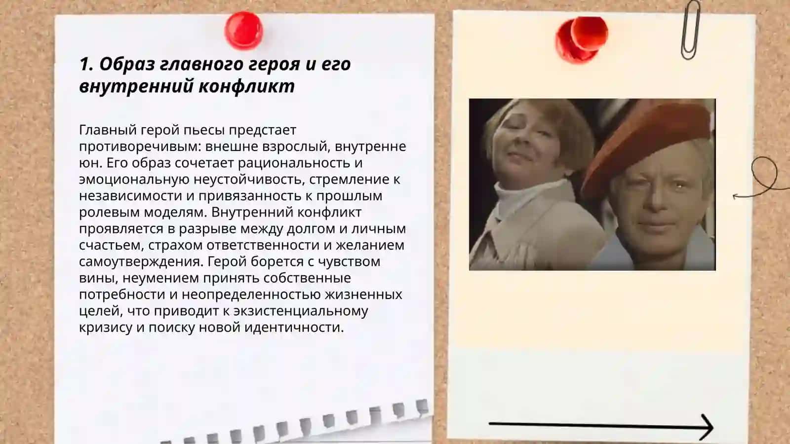 Герой и конфликт пьесах Виктора Славкина "Взрослое дочь молодого человека" 3