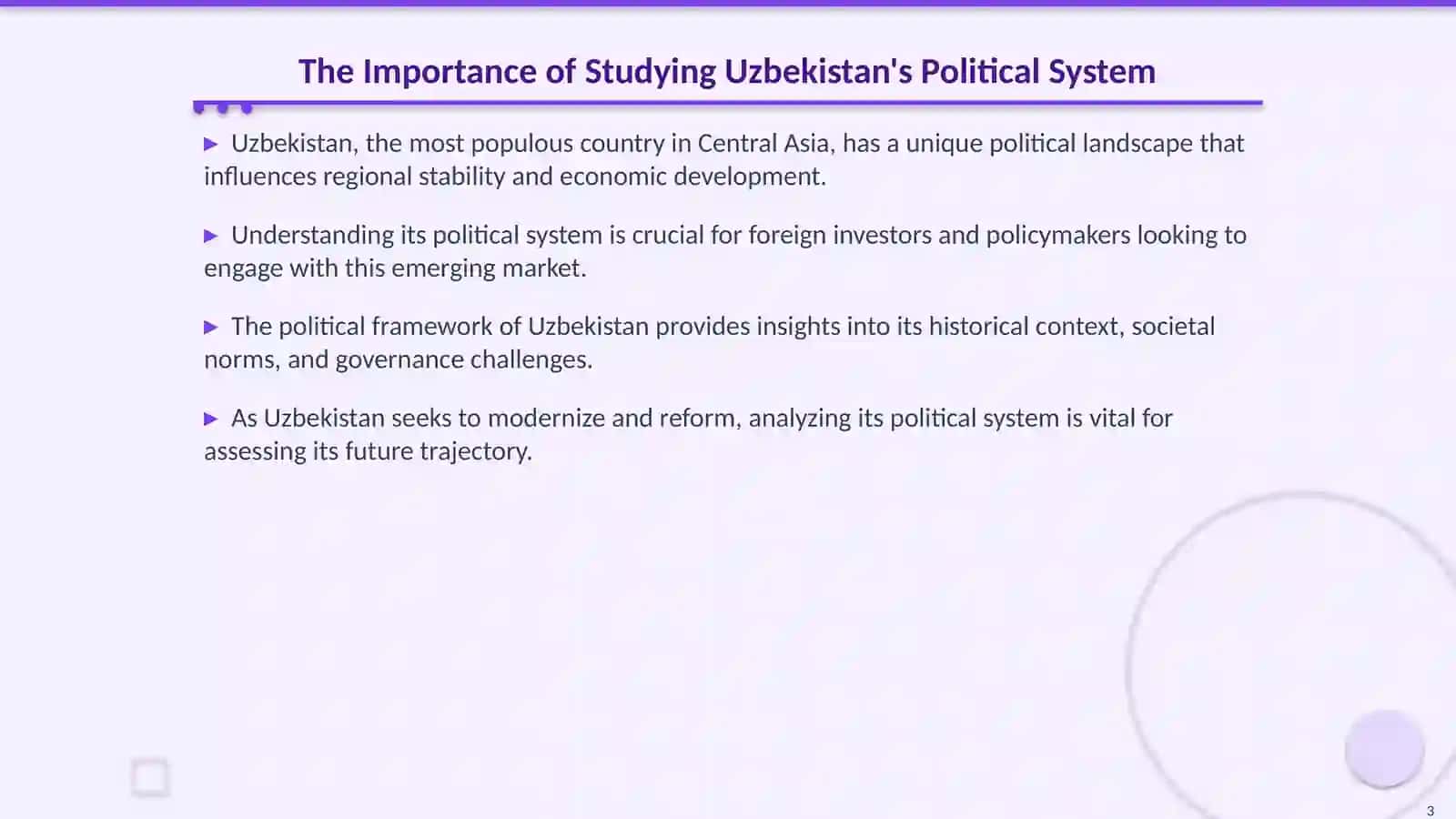 Understanding the Political System of Uzbekistan 3