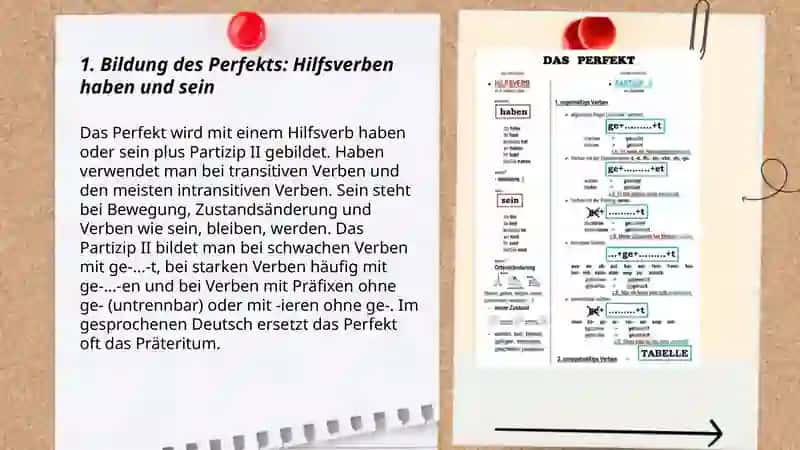 Verben im Perfekt 3