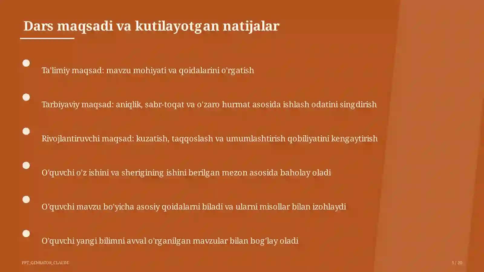Fe'lning vazifadosh shakllari: ravishdosh va sifatdosh (7-sinf) 3