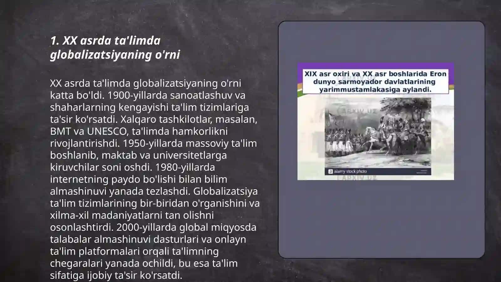 XX asr jahon ta'lim tizimidagi global tendensiyalar 3