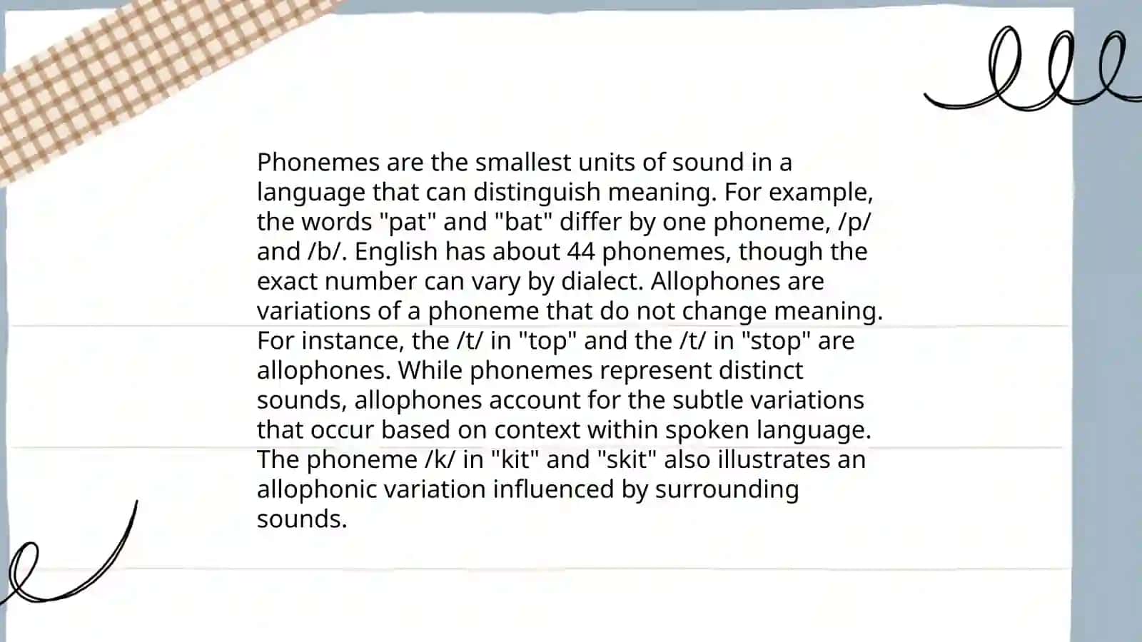Phonology 3