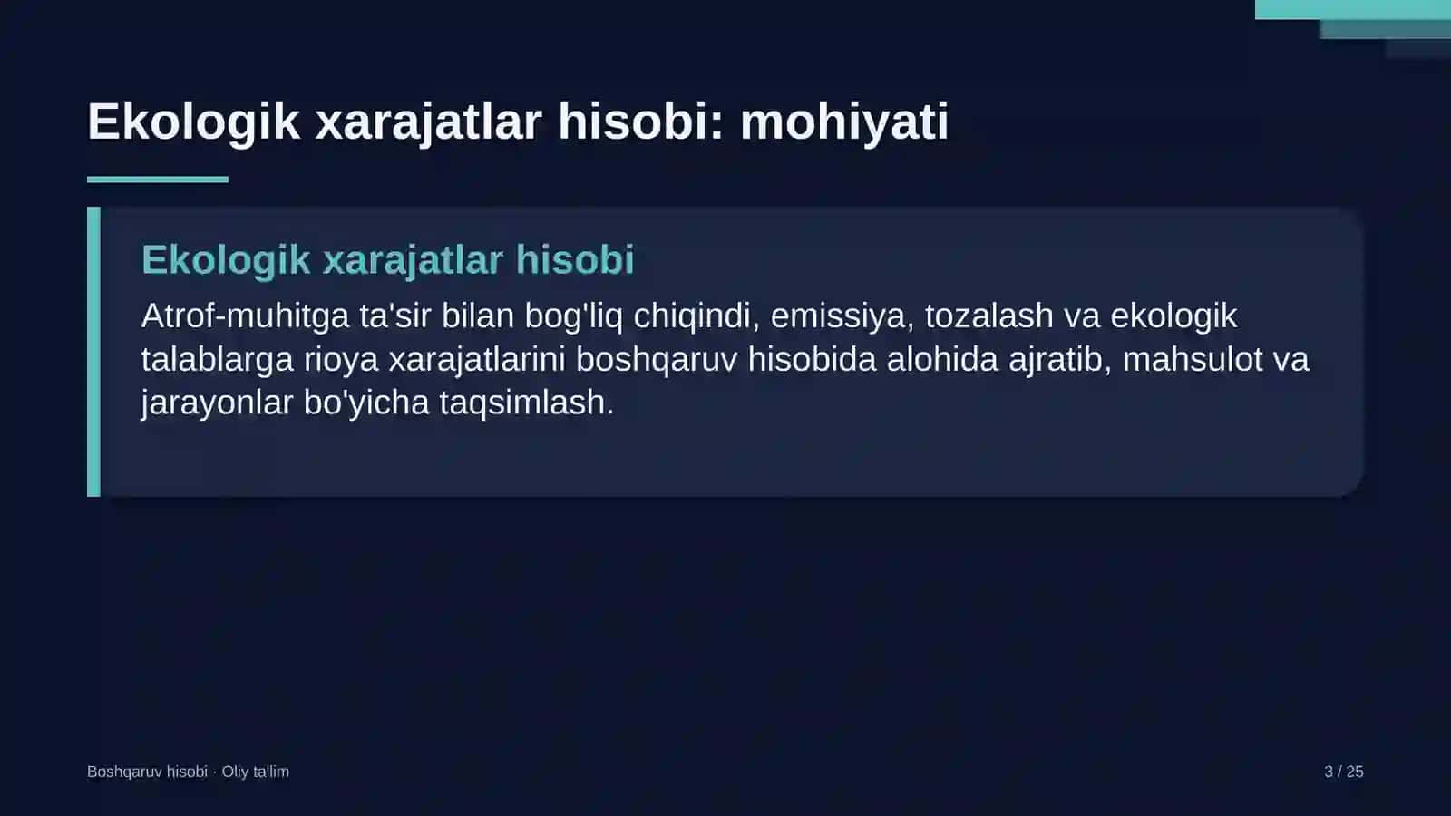 farmatsevtika sanoatida ekologik xarajatlarni boshqaruv hisobida aks ettirish 2698 3