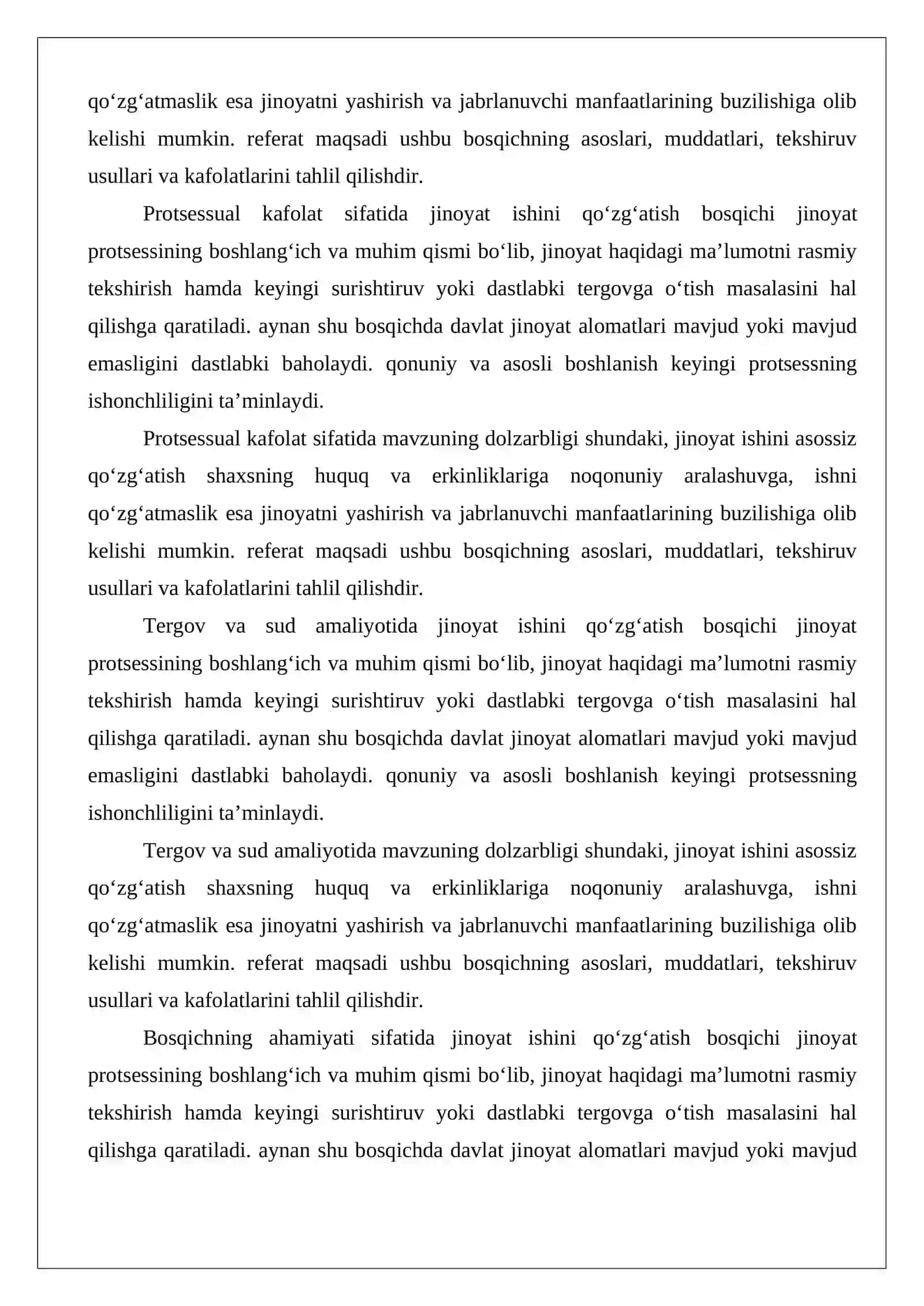 Isbotlash jarayoni dalillarni to‘plash, tekshirish va baholash. 3