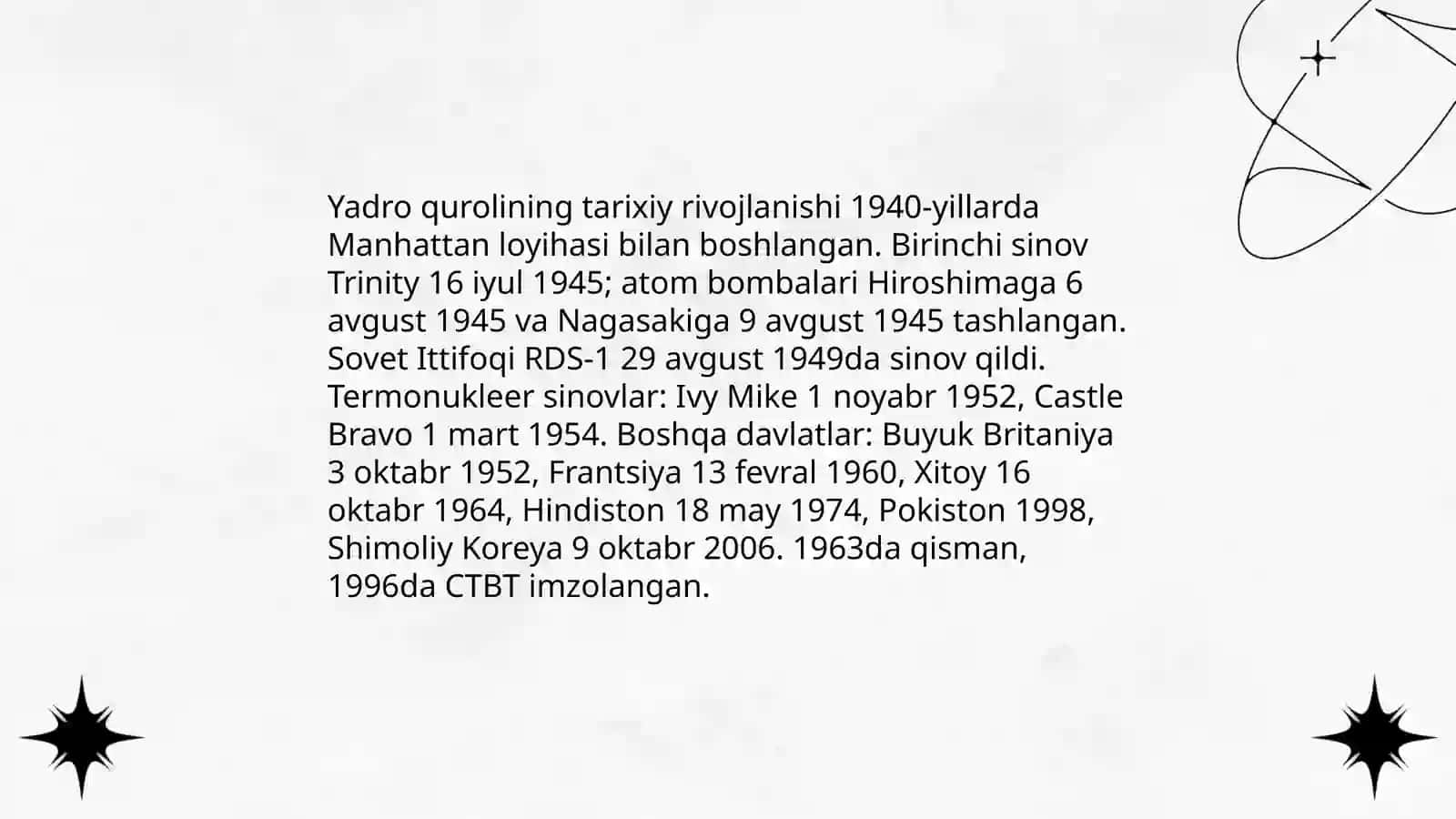 Yadroviy qurol – tuzilishi, ishlash prinsipi va jarohatlovchi omillari 3