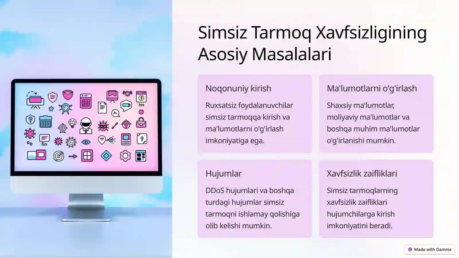 Simsiz Tarmoq Xavfsizligi 3