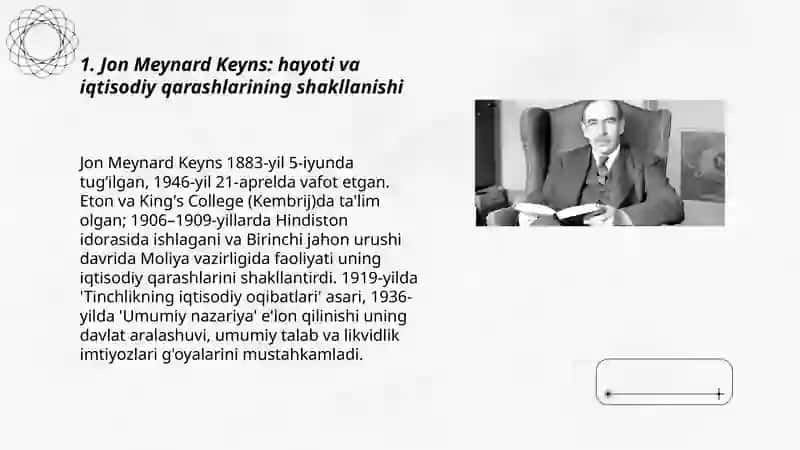 Jon Meynard Keynsning iqtisodiy ta'limoti va uning mohiyati 3