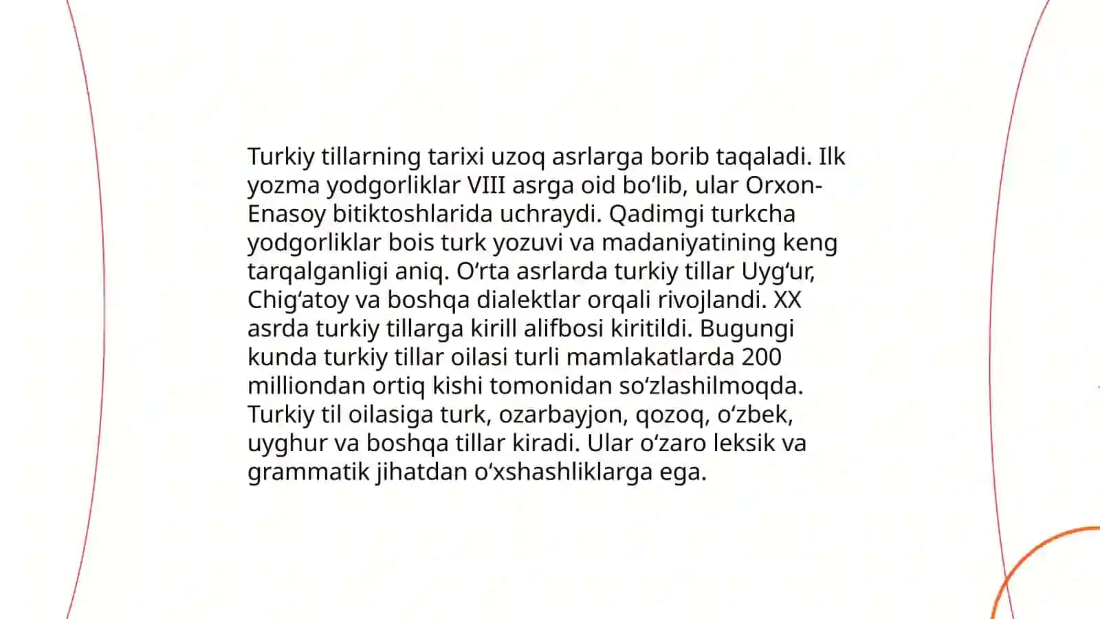 Turkiy tillar va mogʻul, xitoy, arab, fors-tojik tillari 3