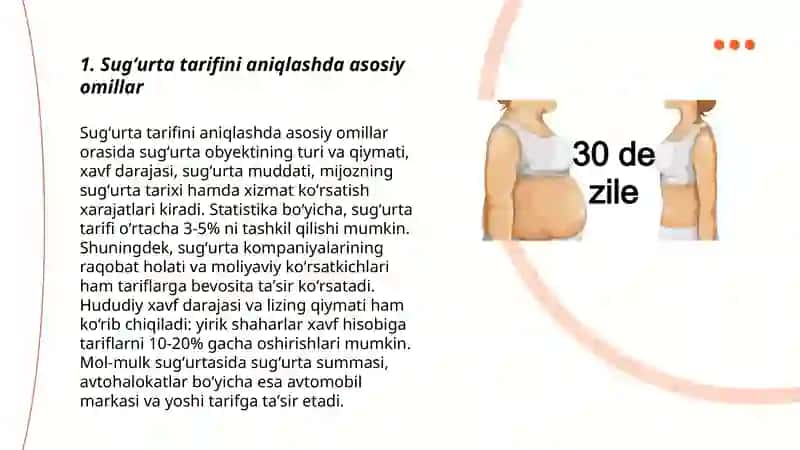 Sugʻurta tarifi siyosati 3