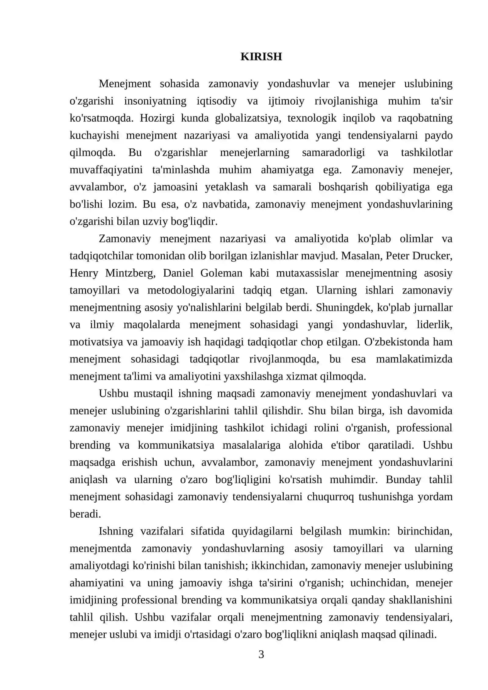 Menejmentda zamonaviy yondashuvlar va zamonaviy menejer uslubi hamda imidji 3