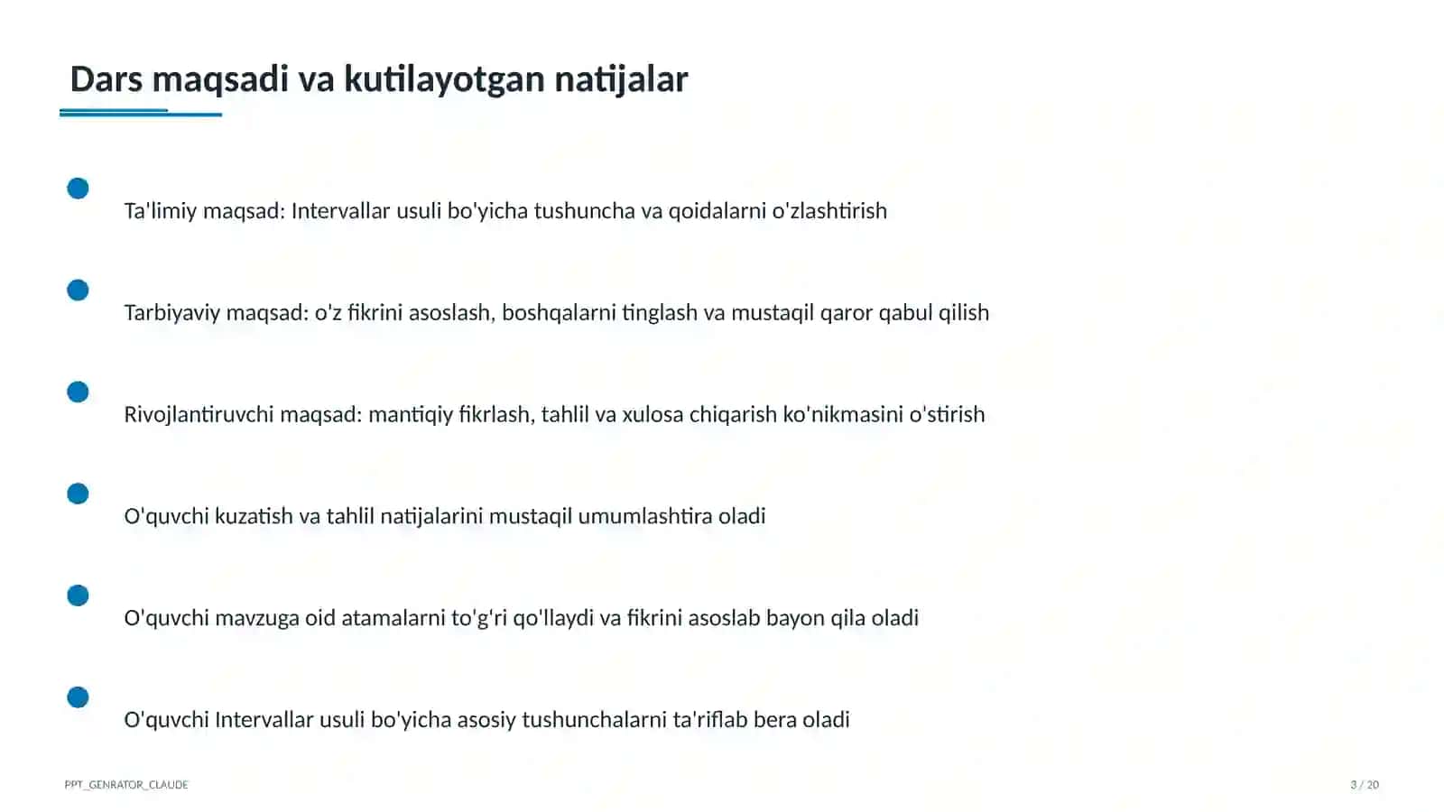 Intervallar usuli (9-sinf) 3