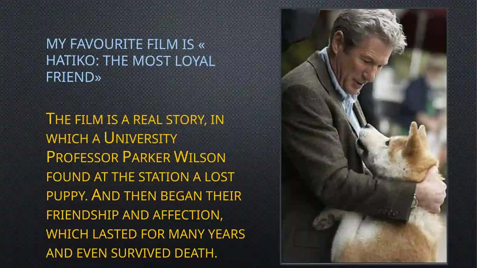My favourite film Hachiko 3