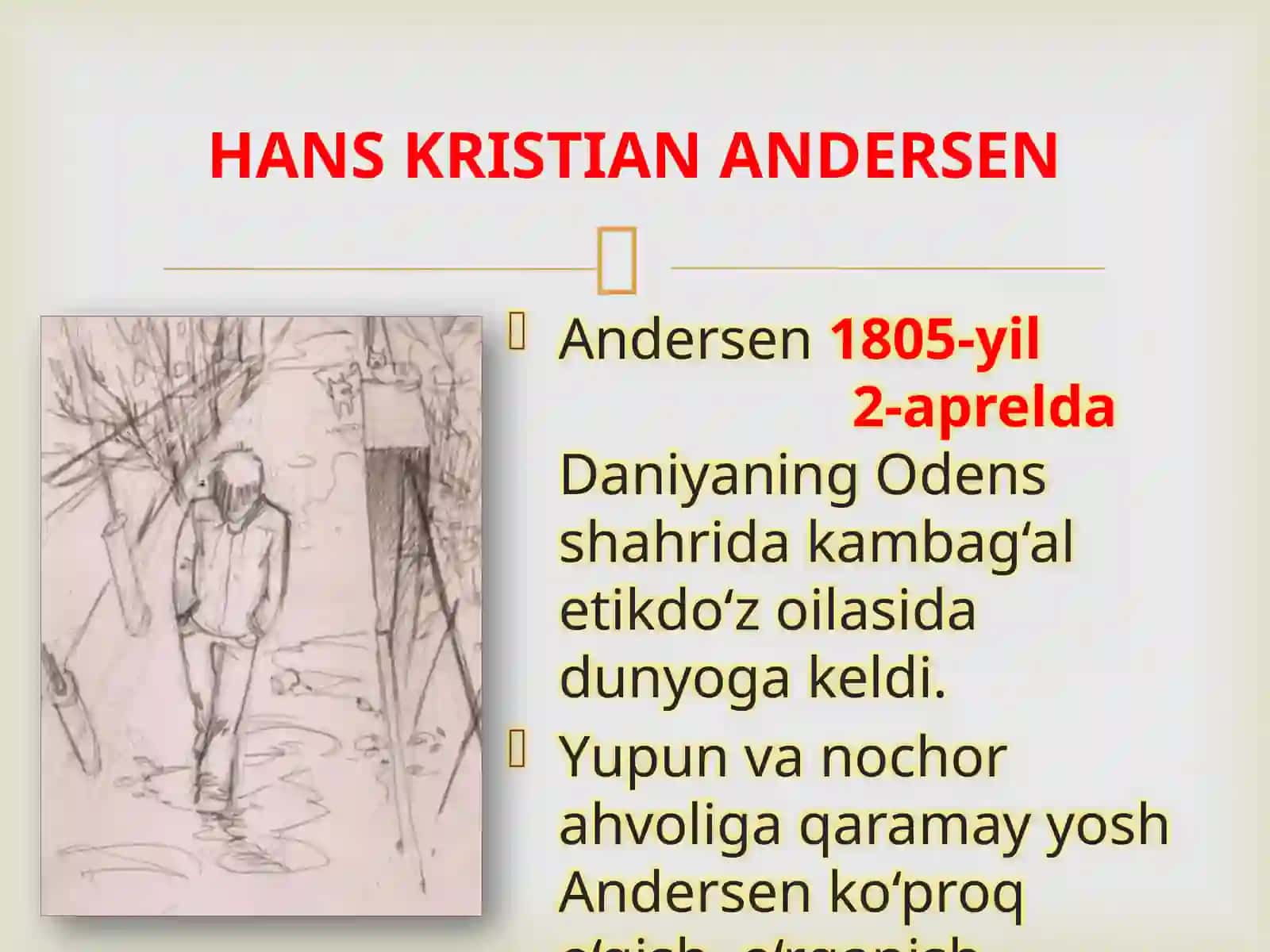 HANS KRISTIAN ANDERSEN 3