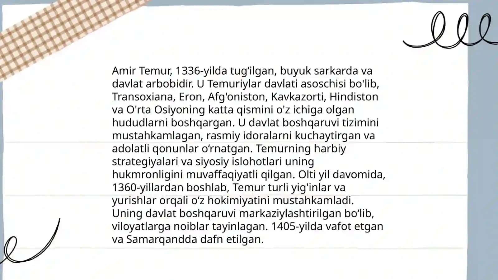 Amir Temur buyuk davlat arbobi 3