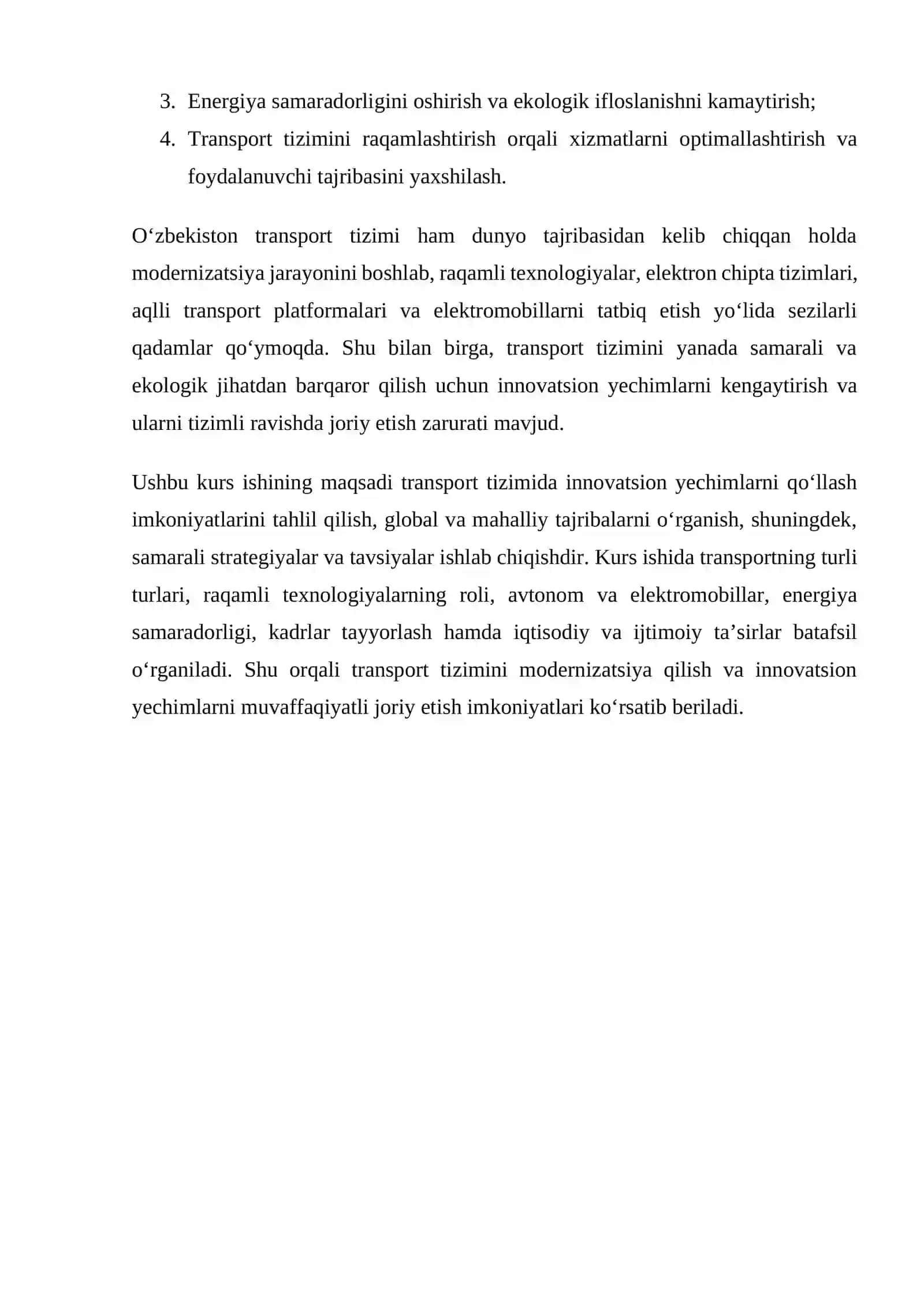 TRANSPORT TIZIMIDA INNOVATSION YECHIMLARNI QO‘LLASH IMKONIYATLARI 3
