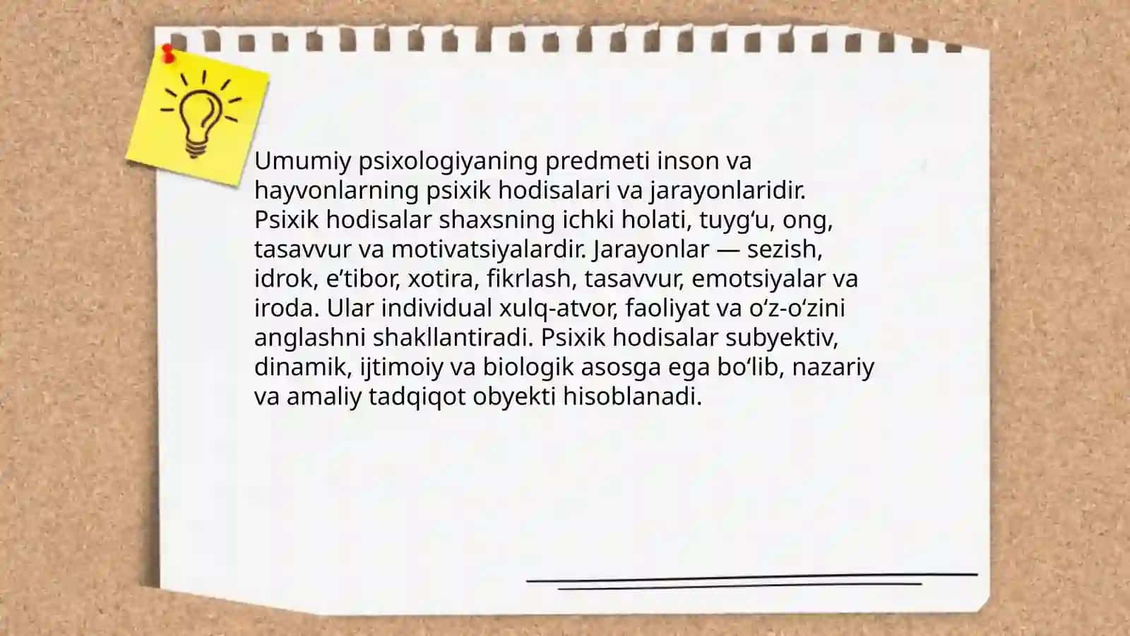 Umumiy psixologiya fanining predmeti va maqsad va vazifalari 3
