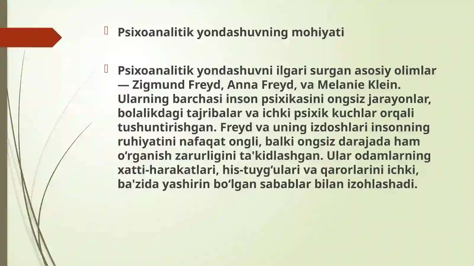 Shaxsrivojlanishigapsixoanalitikyondashuv(Z.Freyd,A.Freyd,M.Klein) 3