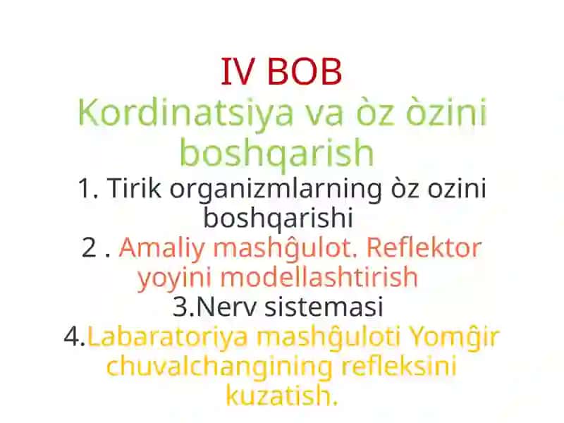 III-BOBO RGAN VA ORGANLAR SISTEMASI 3
