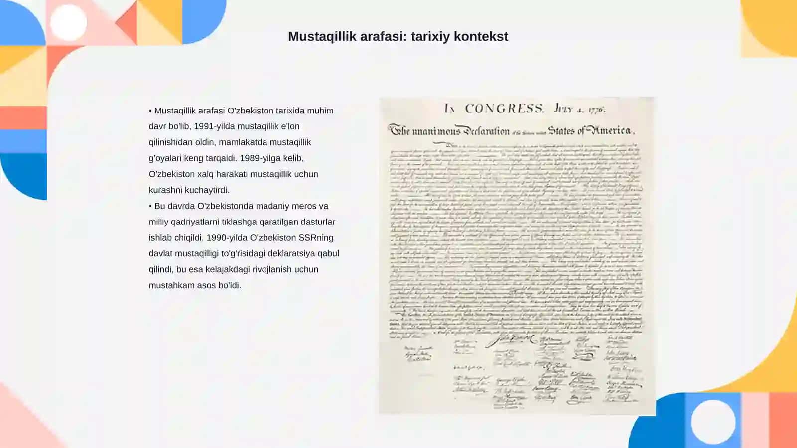 Mustaqillik arafasi va istiqlol davri tanqidchiligining yetakchi tamoyillari:madaniy merosga yangicha munosabat 3