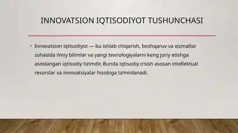 Innovatsion iqtisodiyotda menejment strategiyalari 3