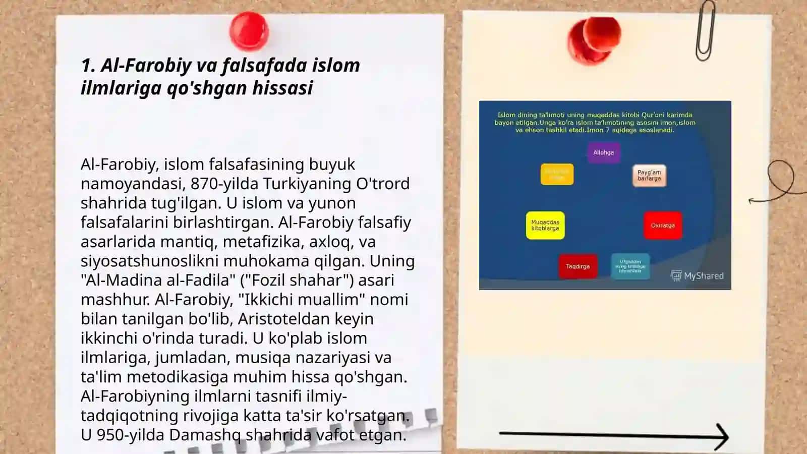 Al-Farobiy va falsafada islom ilmlariga qo'shgan hissasi 3