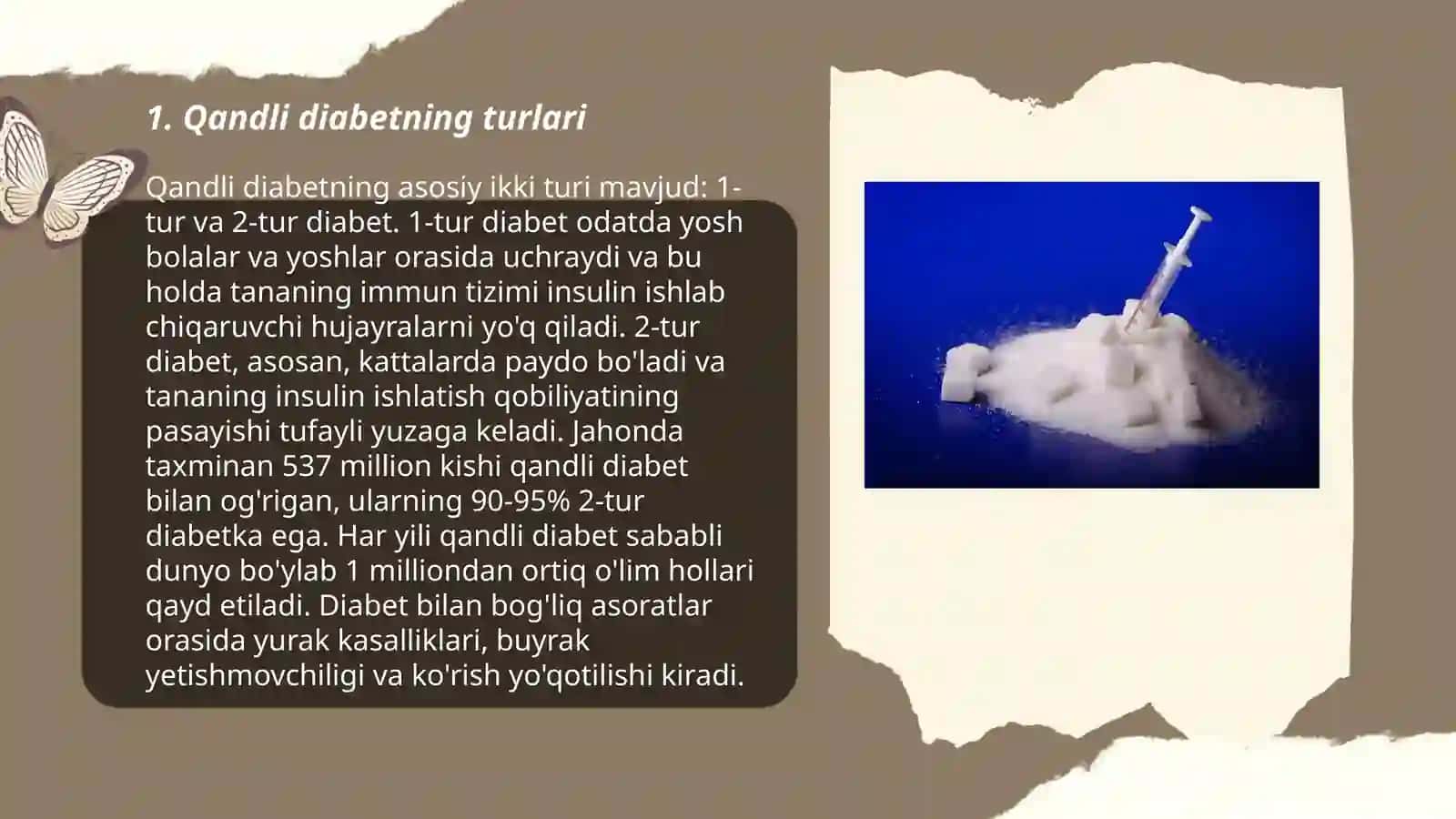 Qandli diabet. Diabetik va gipoglikemik koma 3