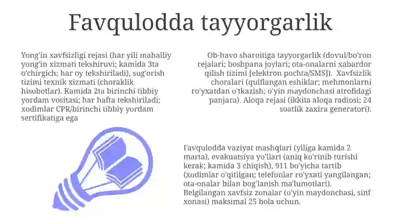 Favqulodda tayyorgarlik 3