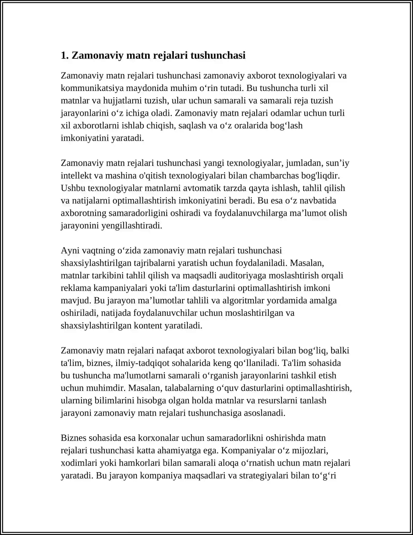 ZAMONAVIY MATN REJALARI 3