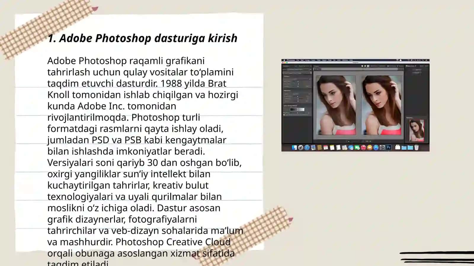 Adobe Photoshop dasturi 3