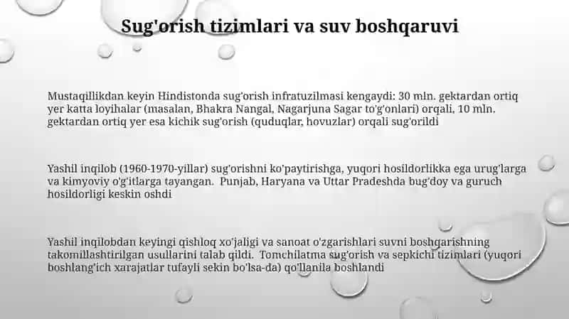 Mustaqillik yillarida qishloq xo'jaligi va sanoat sohasidagi o'zgarishlar 3