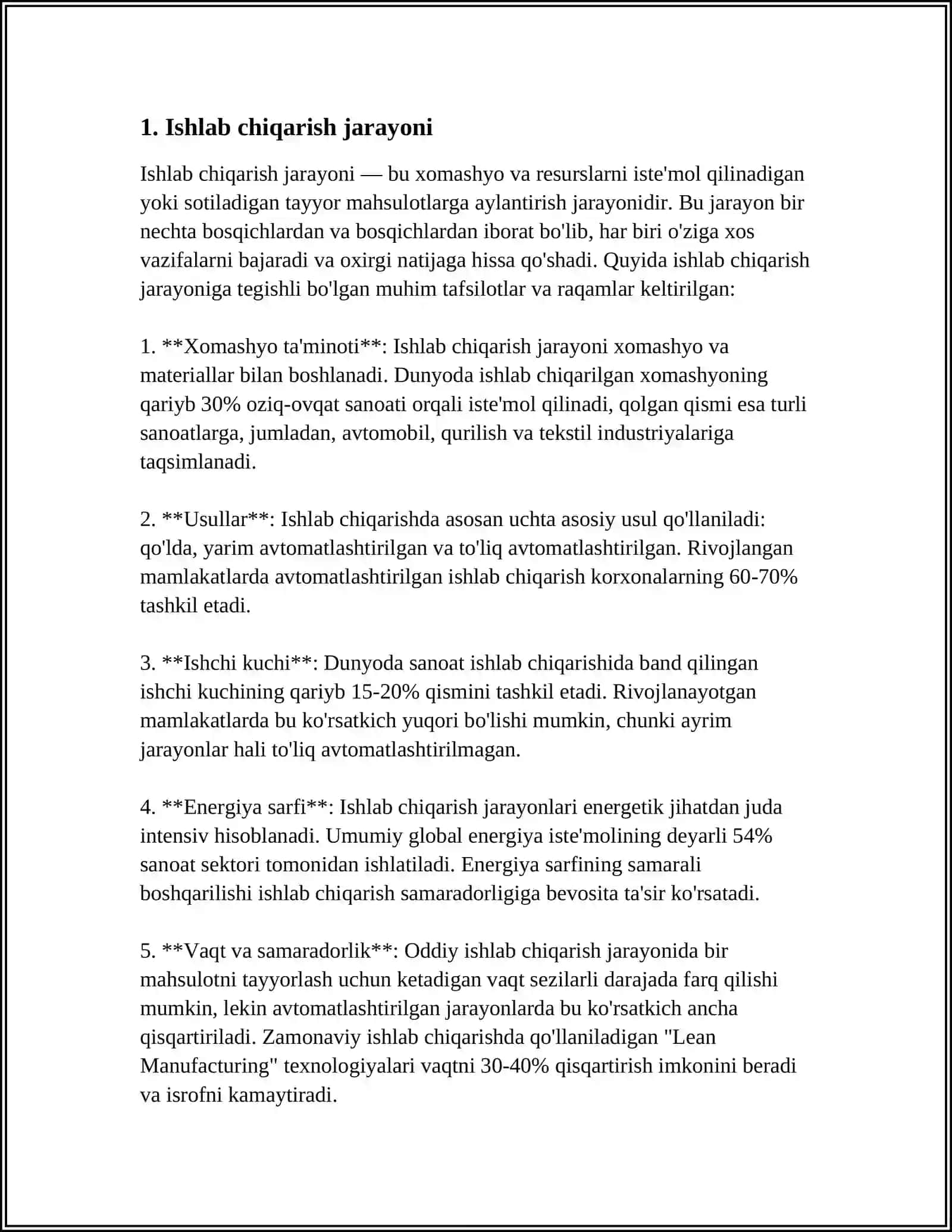 ISHLAB CHIQARISH VA UNING NATIJALARI 3