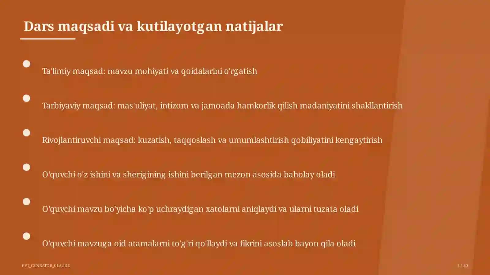 Texnologiya xonasida xavfsizlik qoidalari (5-sinf) 3