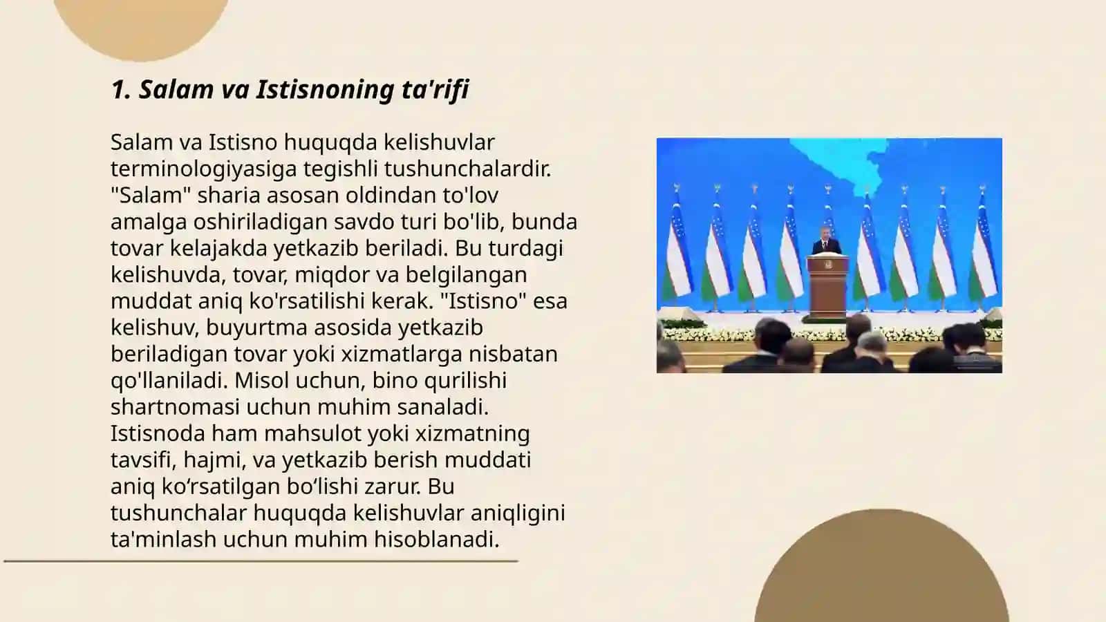 Islom moliyasida Salam va Istisno 3