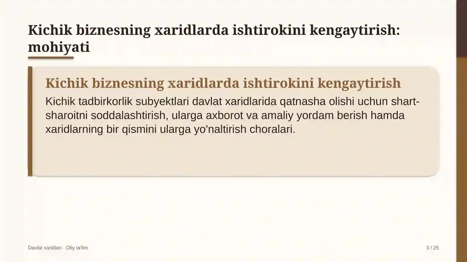 Kiyim-kechak do'konlarida kichik biznesning xaridlarda ishtirokini kengaytirish 3